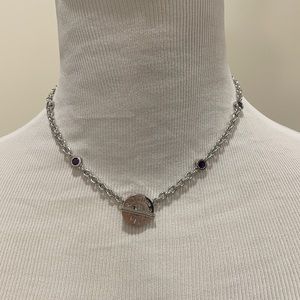 2002 FIFA WORLD CUP NECKLACE PENDANT SILVER TONE